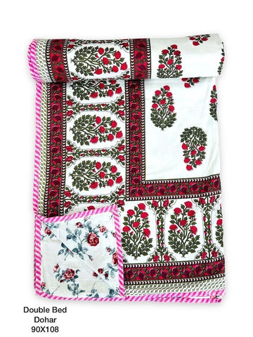 Hand Block Printed Jaipuri Quilts