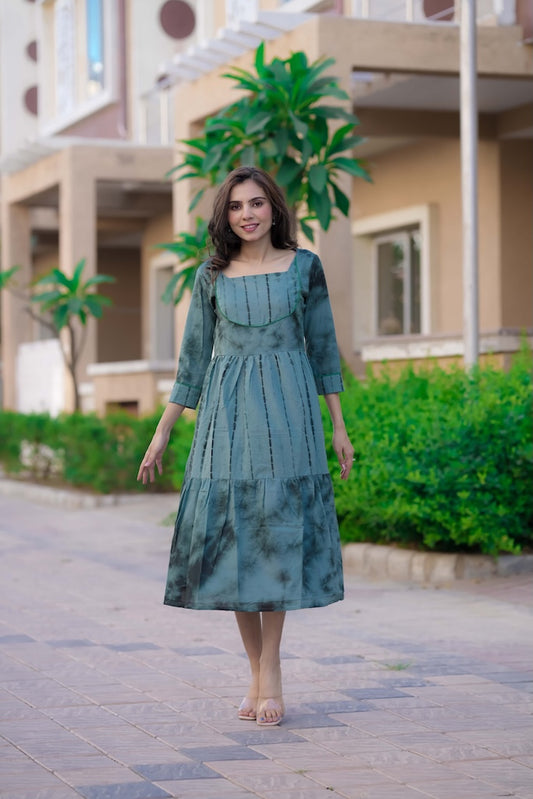 Handblock Printed cotton one piece