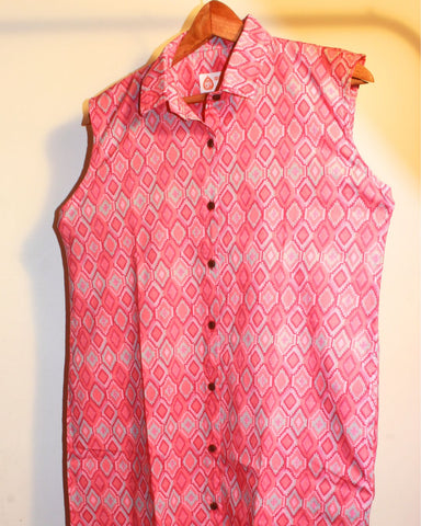 Pink Women Dress Shirt