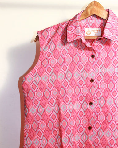 Pink Women Dress Shirt