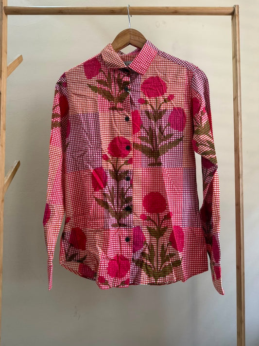 Floral Oversized Shirt for Women X Ratikha Venugopal