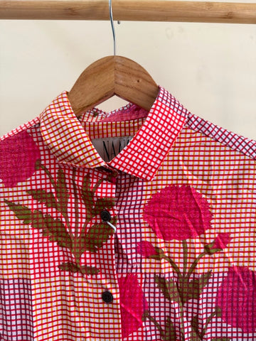 Floral Oversized Shirt for Women X Ratikha Venugopal