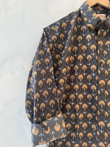 Floral Print full Sleeve Cotton Shirt for Men - Festive Edit