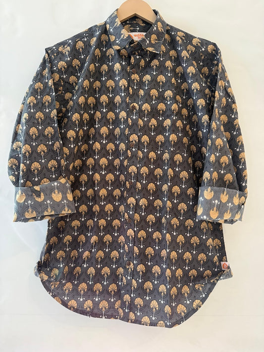 Floral Print full Sleeve Cotton Shirt for Men - Festive Edit