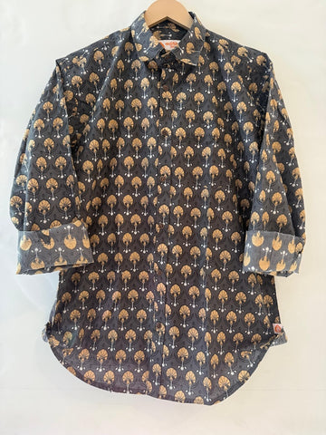 Floral Print full Sleeve Cotton Shirt for Men - Festive Edit