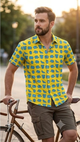Kartikeya Jaipur Ganesha Festive Puja Shirt - Limited Edition