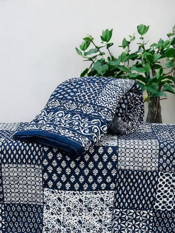 Hand Block Printed Jaipuri Quilts