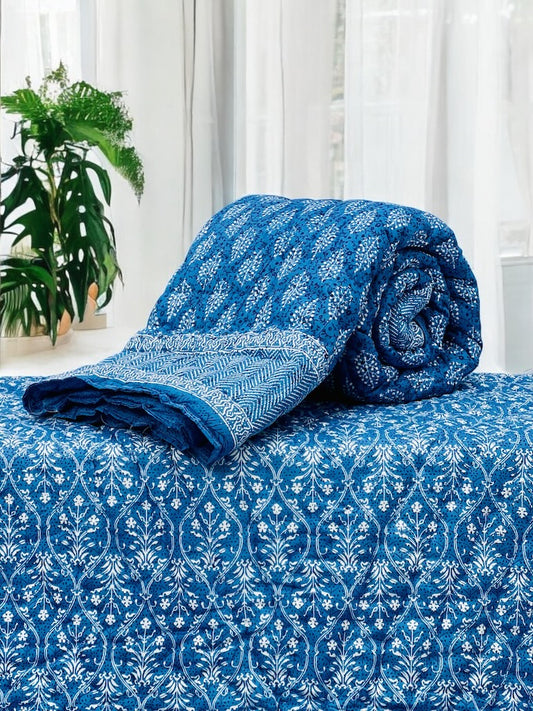 Hand Block Printed Jaipuri Quilts