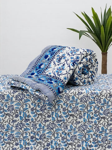 Hand Block Printed Jaipuri Quilts