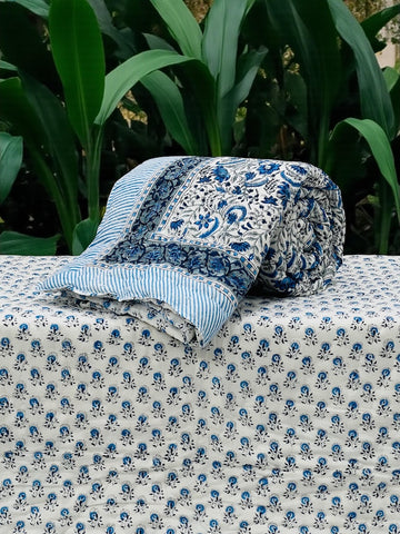 Hand Block Printed Jaipuri Quilts