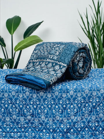 Hand Block Printed Jaipuri Quilts