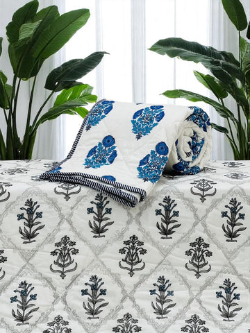 Hand Block Printed Jaipuri Quilts