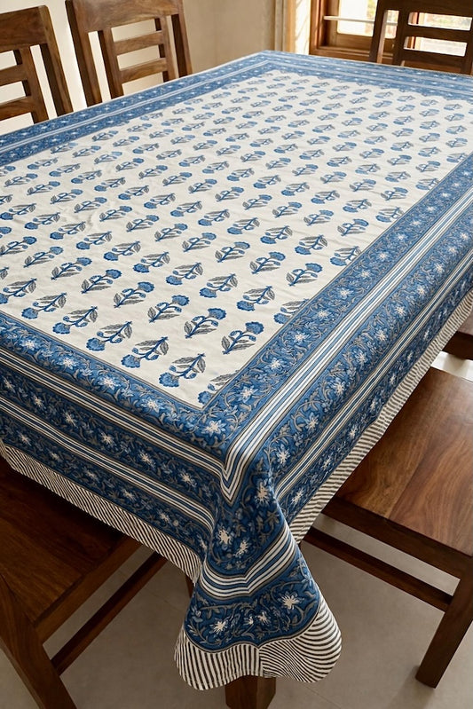 Jaipuri Printed Premium Dinning Table Cover For 6 Seater