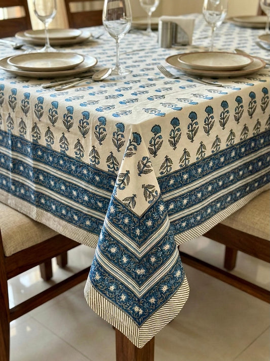 Jaipuri Printed Premium Dinning Table Cover For 6 Seater