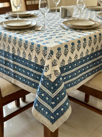 Jaipuri Printed Premium Dinning Table Cover For 6 Seater