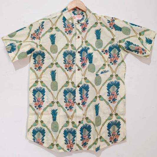 Ananas Cotton Shirt For Men's