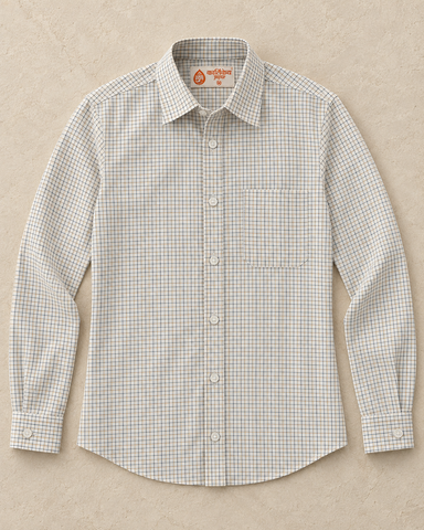 Mens Small Checks Every Day Wear Premium Cotton Shirt