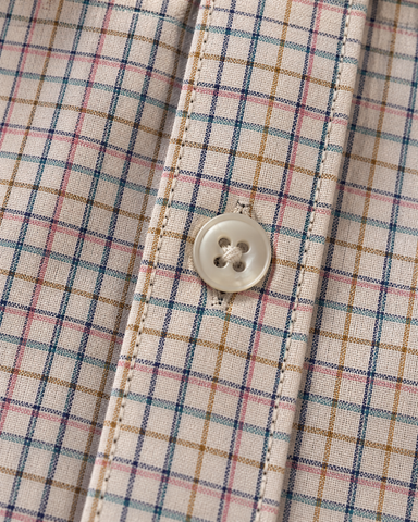 Mens Mini Checkered Every Day Wear Premium Cotton Shirt