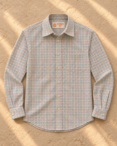 Mens Mini Checkered Every Day Wear Premium Cotton Shirt