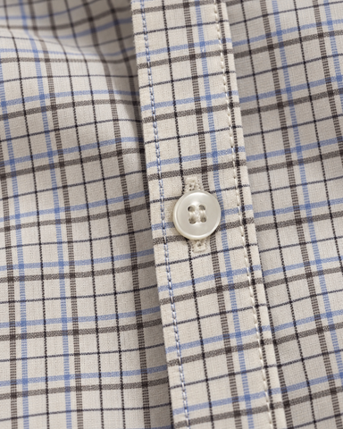Mens Mini Checkered Every Day Wear Premium Cotton Shirt