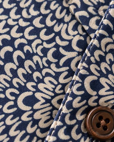 Organic Indigo Mens Full Shirt - By Kartikeya Jaipur ( Pre Book - Dispatch by 7th Oct )