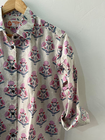 Floral Full Sleeve Shirt for Women