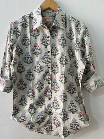 Floral Full Sleeve Shirt for Women
