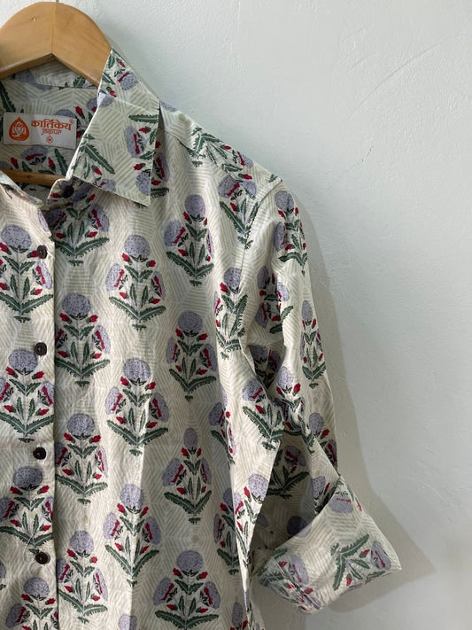 Floral Full Sleeve Shirt for Women