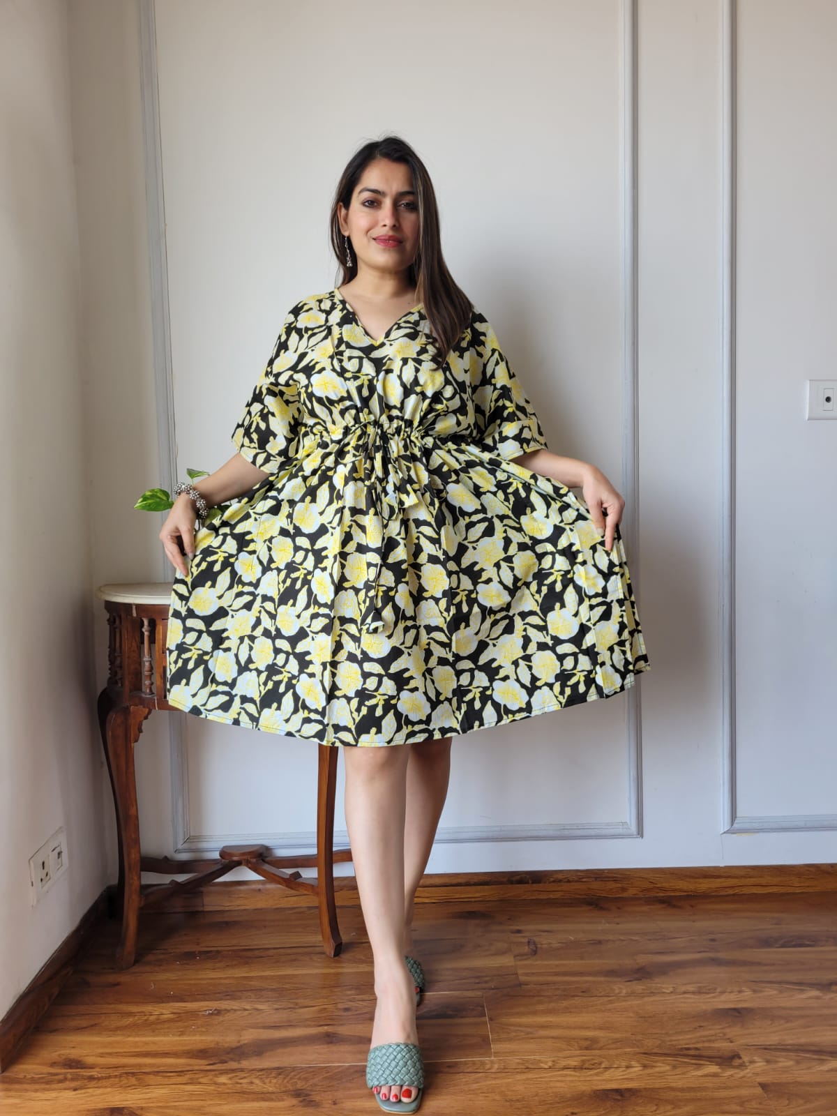 Hand Block Printed Kaftan