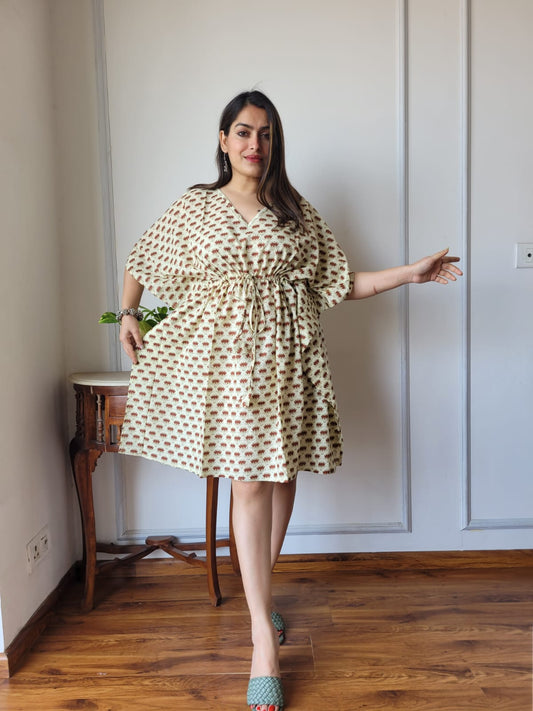 Hand Block Printed Kaftan