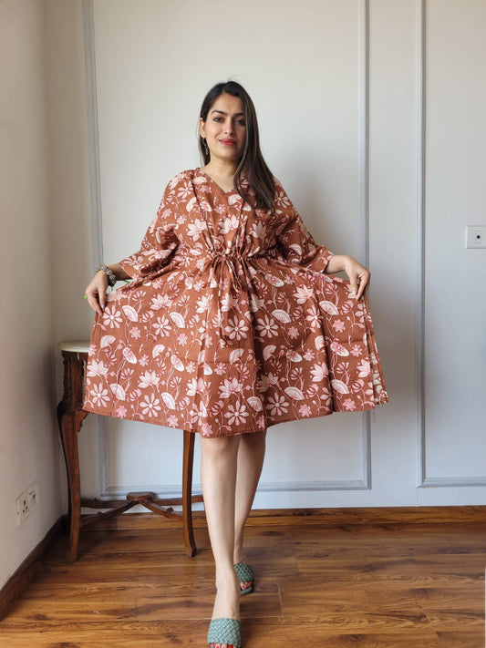 Hand Block Printed Kaftan