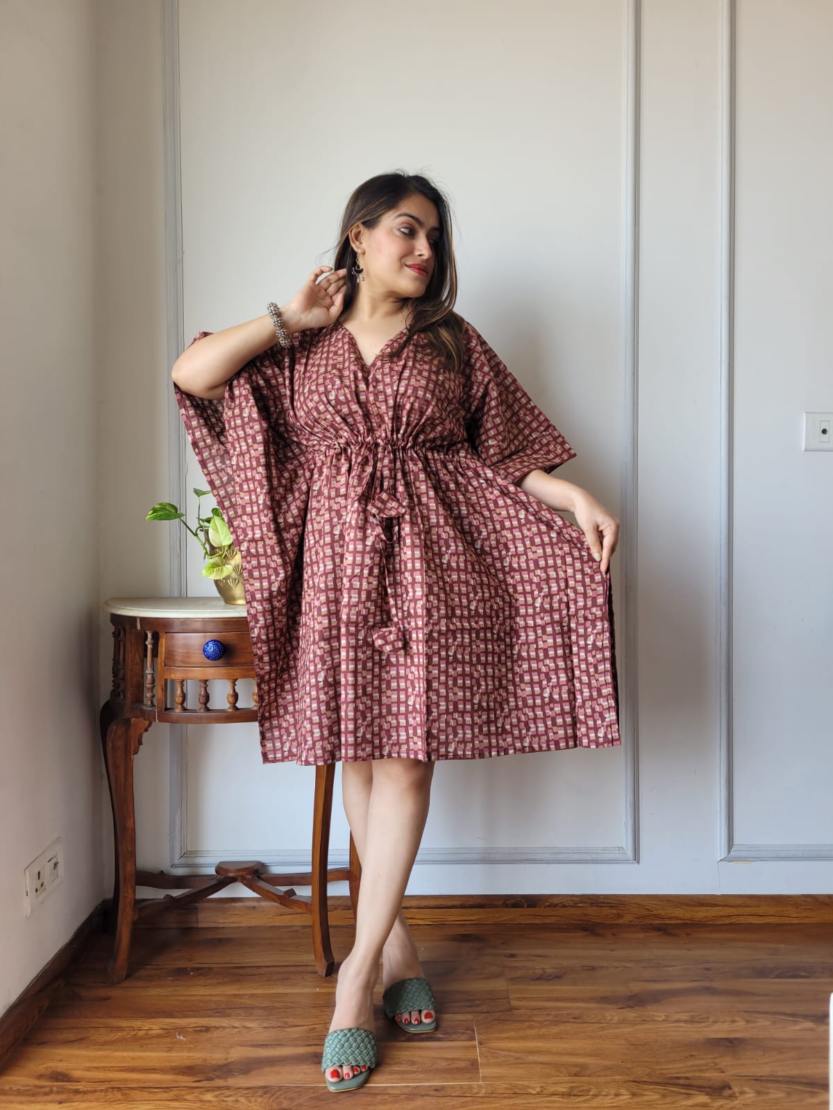 Hand Block Printed Kaftan
