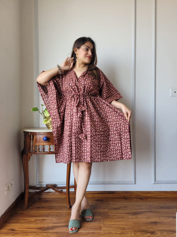 Hand Block Printed Kaftan
