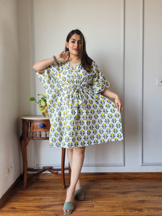 Hand Block Printed Kaftan