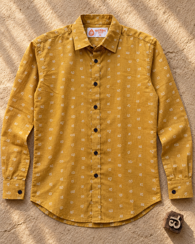 Kannada Alphabet Full Sleeves Classic Shirt for Women