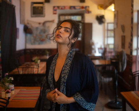 Handcrafted Short Kimono for Women