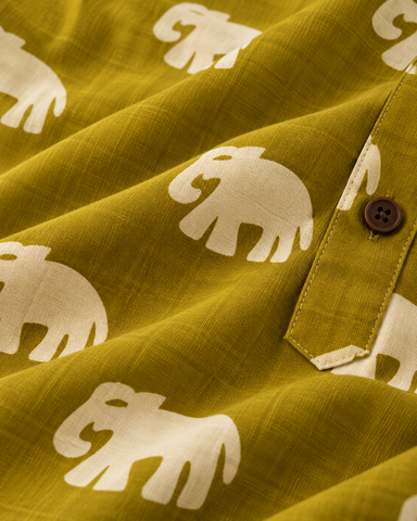 Bold Elephant Classic Short Kurta For Men - Festive edit