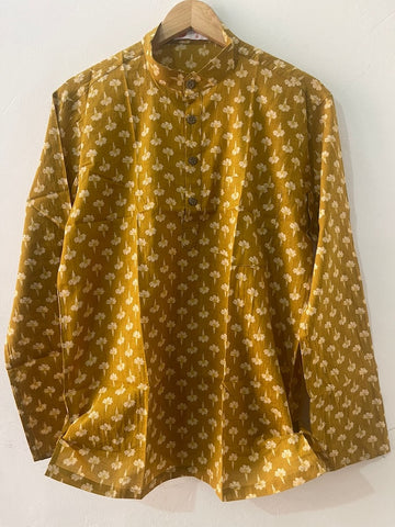 Sanganeri Print Traditional Cotton Short Kurta
