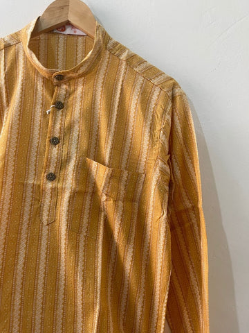 Haldi Ceremony Sanganeri Print Cotton Short Kurta