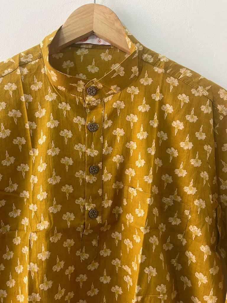 Sanganeri Print Traditional Cotton Short Kurta
