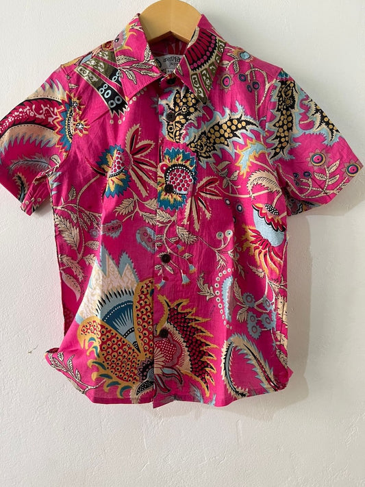 Casual Half Sleeve Cotton Shirt for Boys