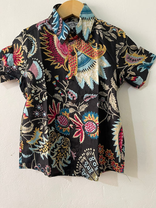 Casual Half Sleeve Cotton Shirt for Boys