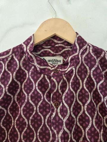 Half Sleeve Cotton Shirt for Men - Festive Edit