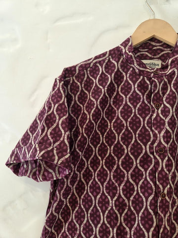 Half Sleeve Cotton Shirt for Men - Festive Edit