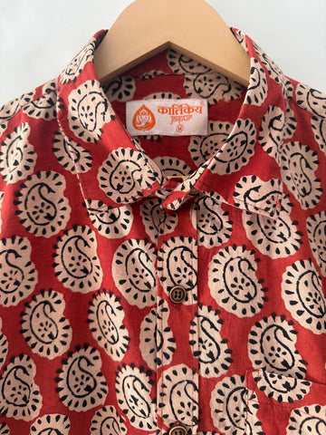 Bagru Print Cotton Shirts For Men
