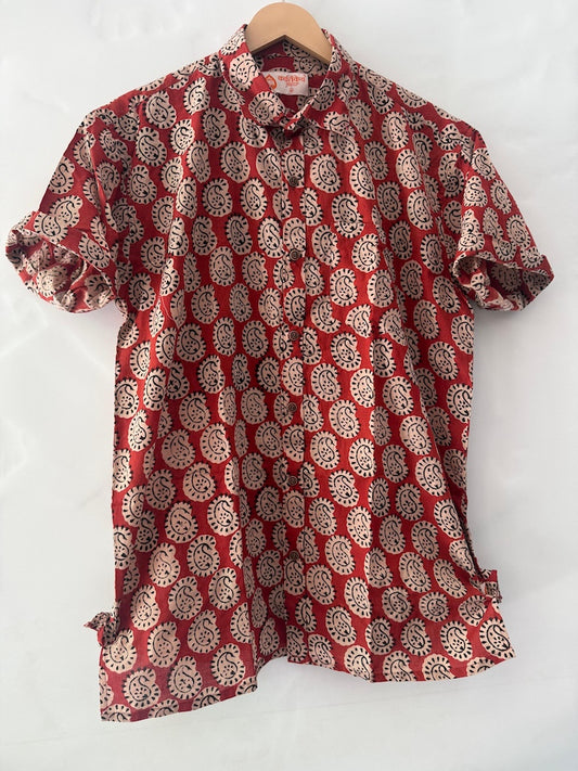 Bagru Print Cotton Shirts For Men