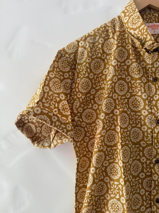 Bagru Print Cotton Shirts For Men