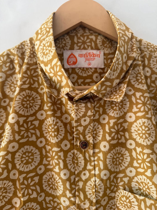 Bagru Print Cotton Shirts For Men
