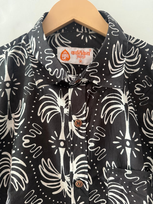 Floral Print Cotton Shirts For Men - Goa Vibe