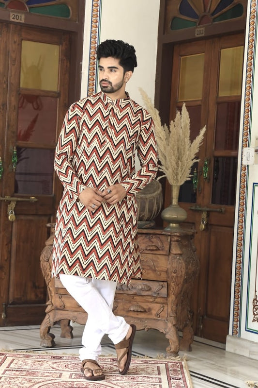 Plus Size Long Kurtas for Men